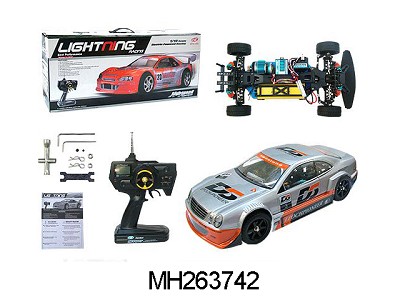 1:10 R/C SPORT CAR WITHOUT BATTERY AND CHARTER(8 ASSORT,8 CO
