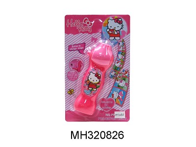 HELLO KITTY ELECTRIC TORCH WITH PROJECTION