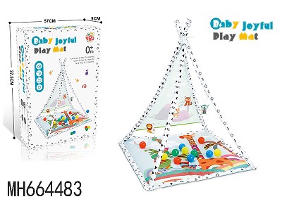 TENT STYLE FITNESS FRAME-COLORFUL ANIMAL WORLD