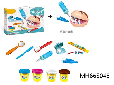TOOTH CLINIC SOFTEE DOUGH TOY SET