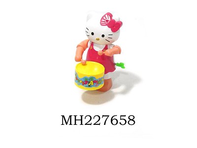 WIND UP HELLO KITTY PLAY THE DRUM (2 COLOR MIXED)