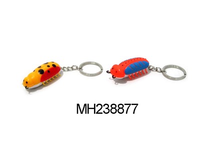 INSECT KEY-RING WITH LIGHT (2 ASSORT MIXED)