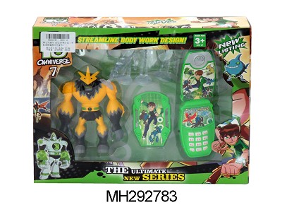 BEN 10 DOLL WITH LIGHT (MOBLIE PHONE WITH LIGHT AND MUSIC)