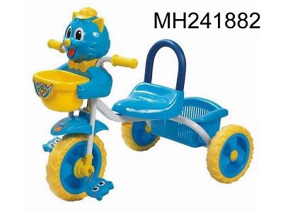 KID RIDE ON TRICYCLE WITH LIGHT AND MUSIC (PINK.BLUE)