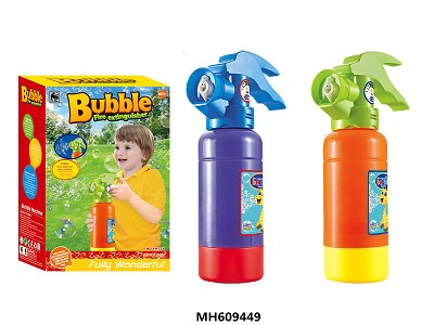 ELECTRIC BUBBLE MACHINE FOR FIRE EXTINGUISHER