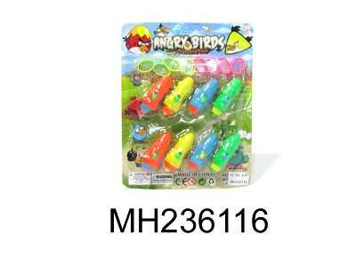 ANGRY BIRDS FLASHING FINGER LIGHT (4 ASSORT.4 COLOR MIXED)