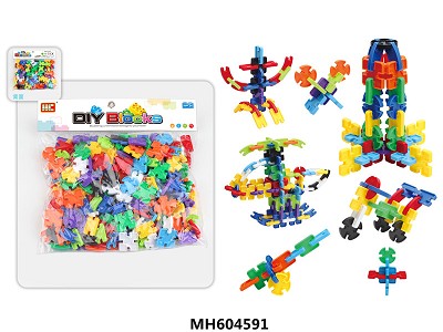 BLOCKS SMALL STRUCTURE (ABOUT 242PCS)