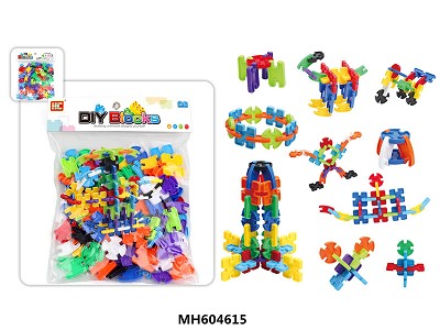 BLOCKS SMALL STRUCTURE (ABOUT 92PCS)