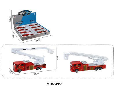 DIE-CAST PULL BACK FIRE ENGINE