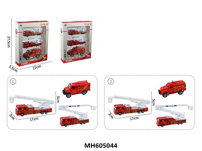DIE-CAST PULL BACK FIRE FIGHTING COMBINATION SERIES