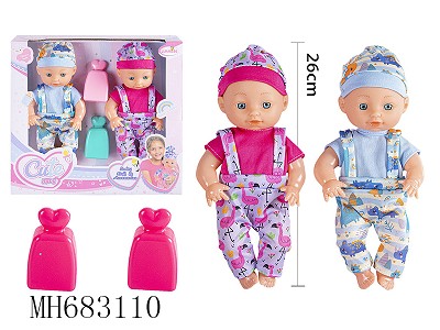 10INCH BABY WITH ACCESSORIES 2PCS