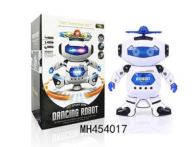 B/O INFRARED DANCING ROBOT WITH LIGHTS MUSIC (NOT NCLUDE BATTERY)