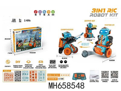 2.4G 3IN 1R/C ROBOT (WITHOUT INCLUDING BATTERY )