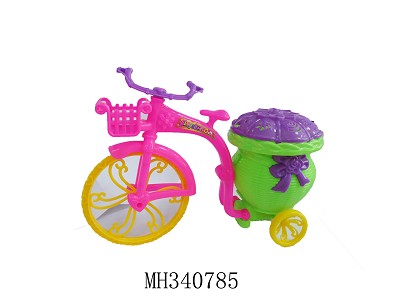PULL LINE BIKE WITH BELL (4 COLOR)